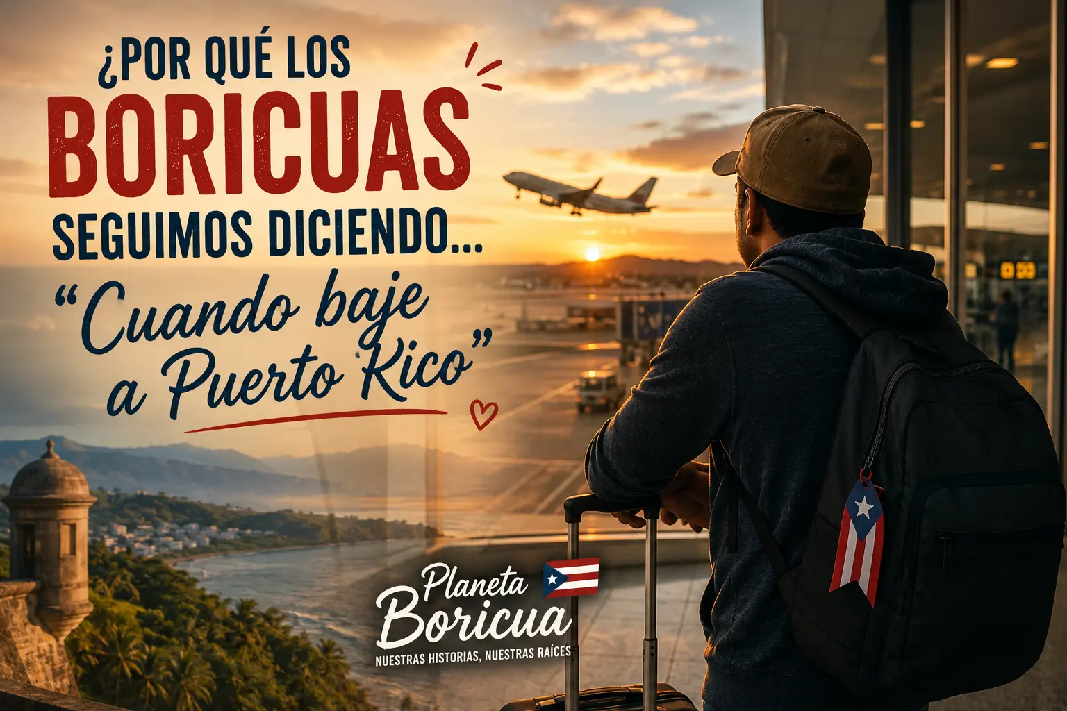 ¿Por qué los boricuas nunca decimos "voy a Puerto Rico"... y siempre decimos "cuando baje"?