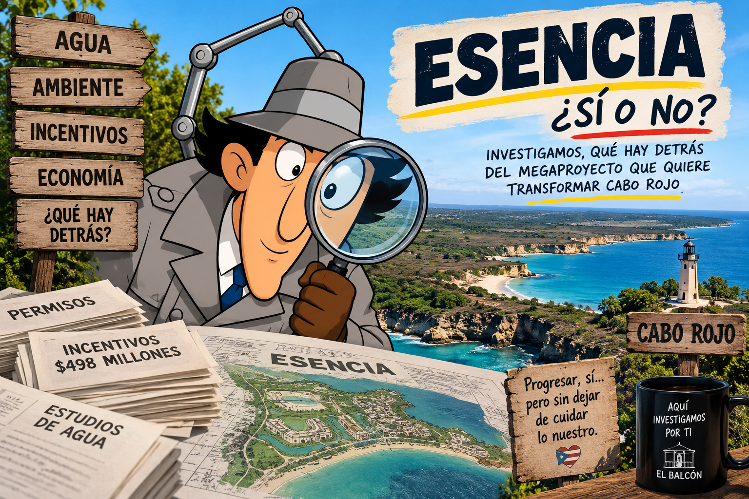 ¿Esencia sí o no? Investigamos qué hay detrás del megaproyecto que quiere transformar Cabo Rojo