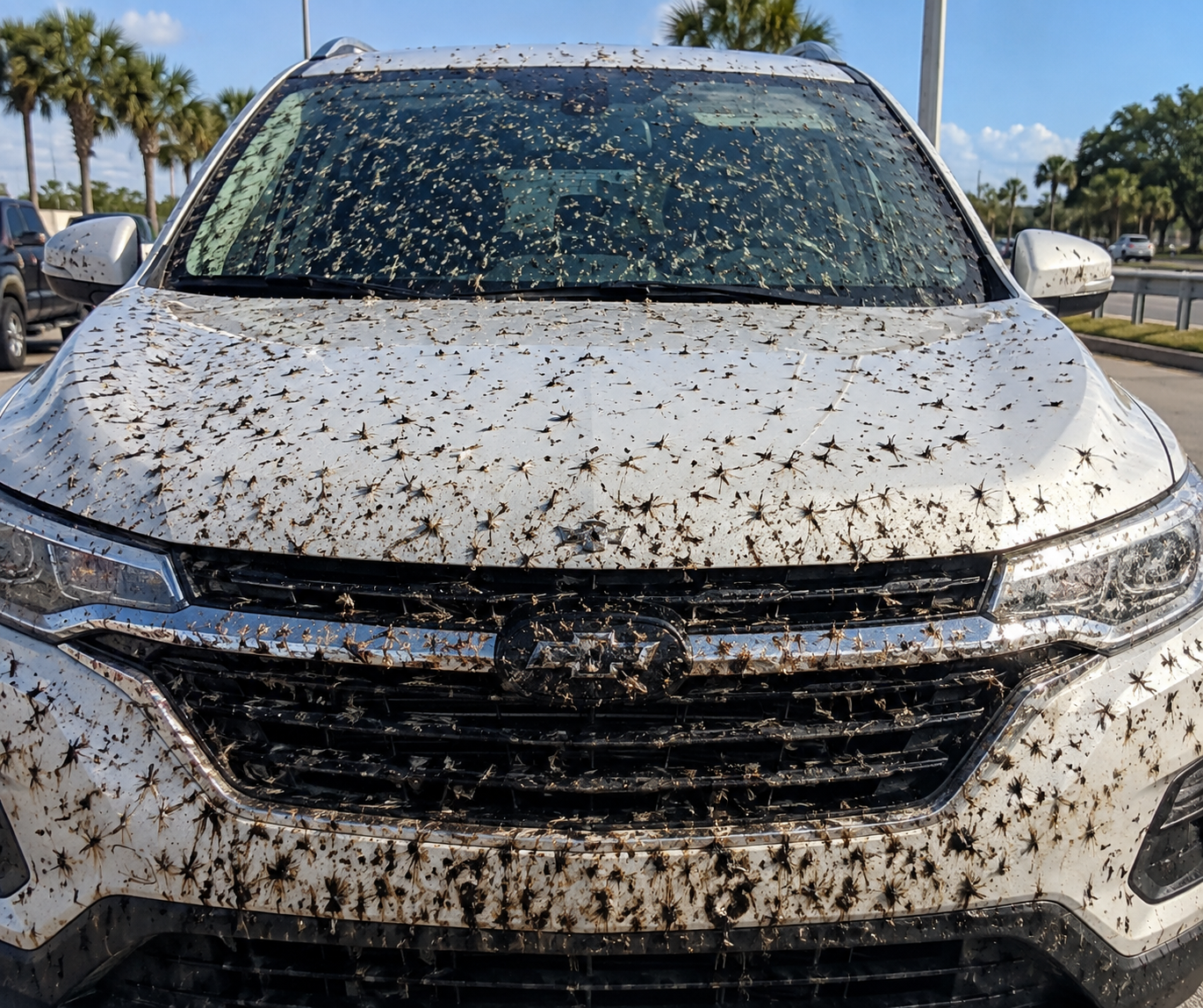 Lo que no te dijeron antes de mudarte a Florida: los jodíos lovebugs 😂